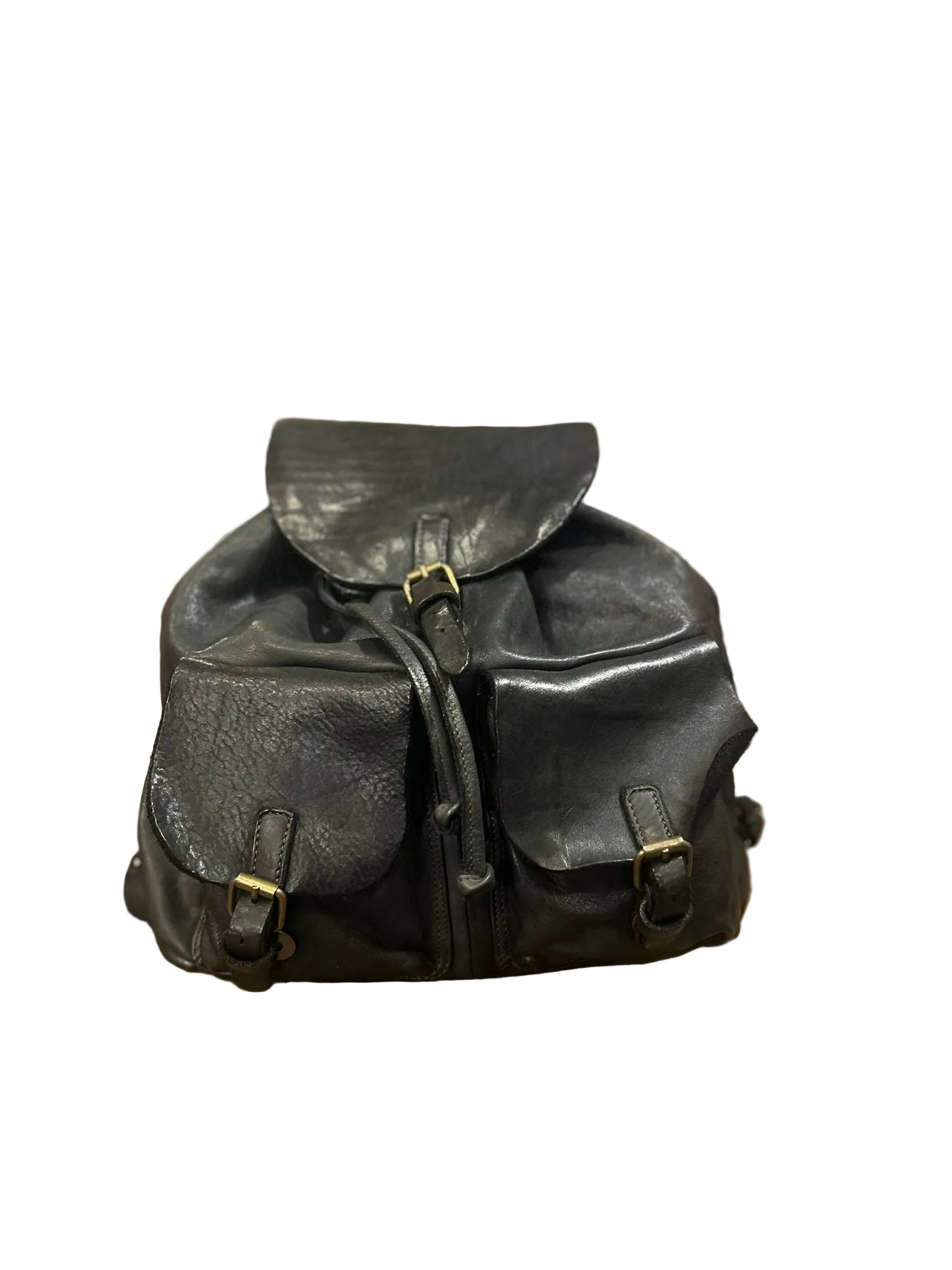 Zaino in pelle Pelletteria Allegrini Filippo 1001 Nero - Pelletteria Allegrini