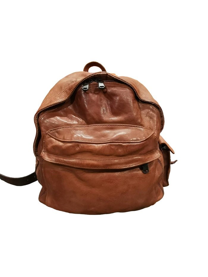 Zaino in pelle Pelletteria Allegrini Filippo 890 Marrone - Pelletteria Allegrini