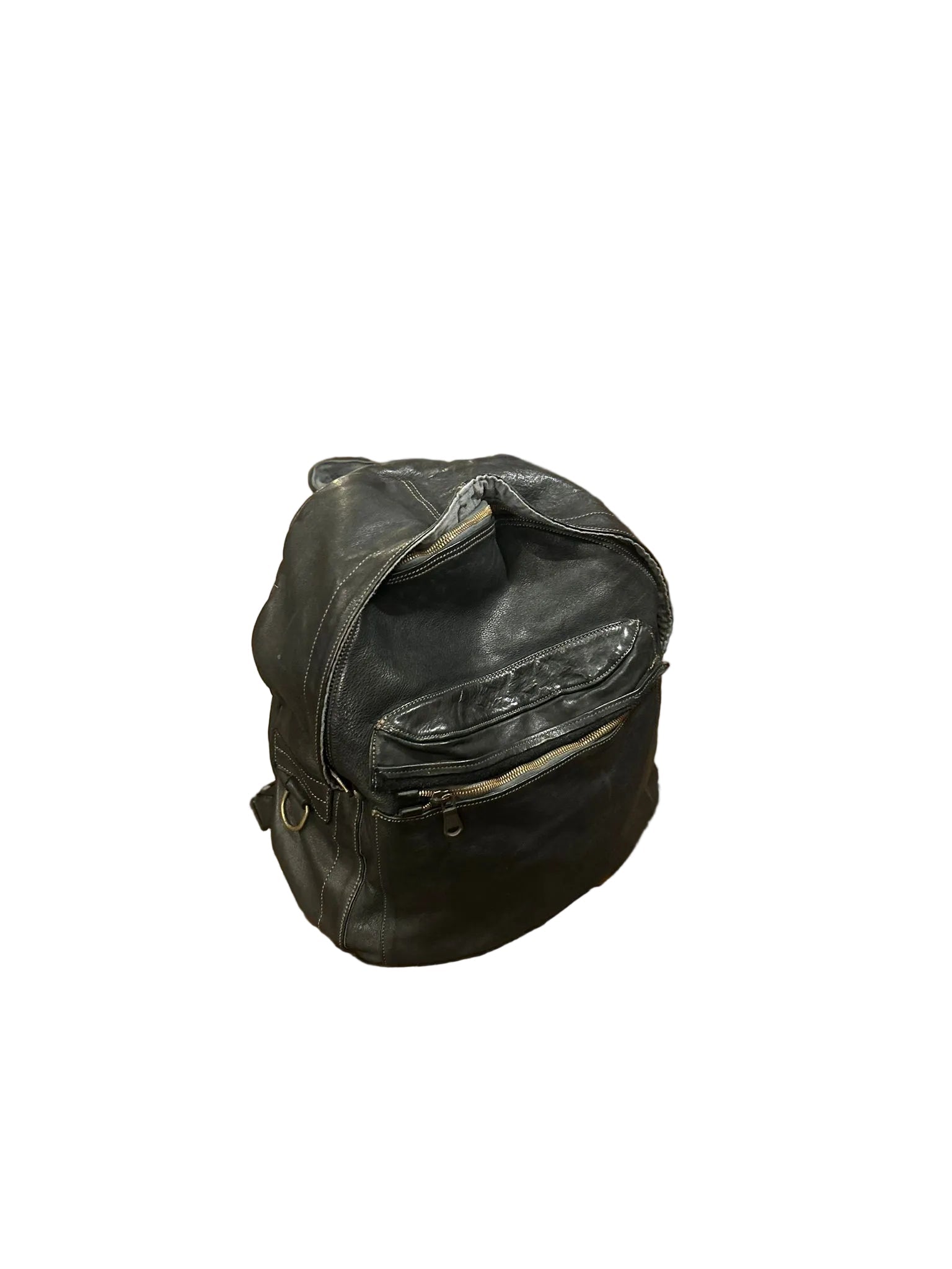 Zaino in pelle Pelletteria Allegrini Filippo 890 Nero - Pelletteria Allegrini