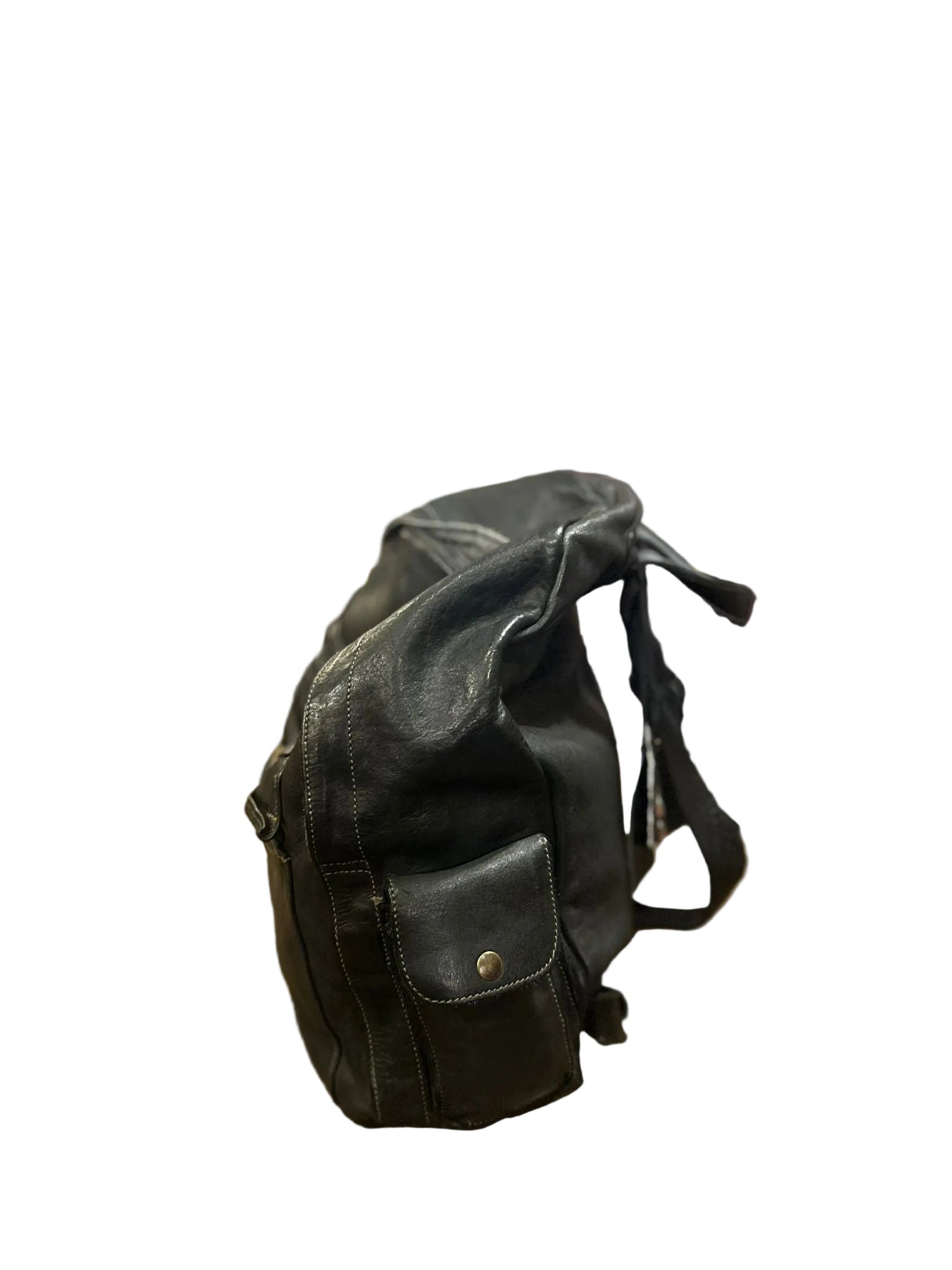 Zaino in pelle Pelletteria Allegrini Filippo 890 Nero - Pelletteria Allegrini