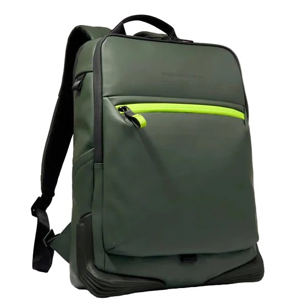 Zaino in tessuto gommato Piquadro CA6465C2OW Verde - Pelletteria Allegrini