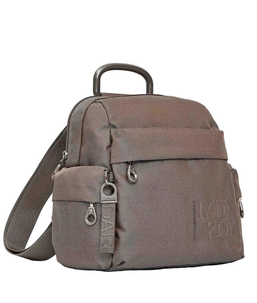 Zaino in tessuto MD20 Mandarina Duck P10QMTT1 Taupe - Pelletteria Allegrini