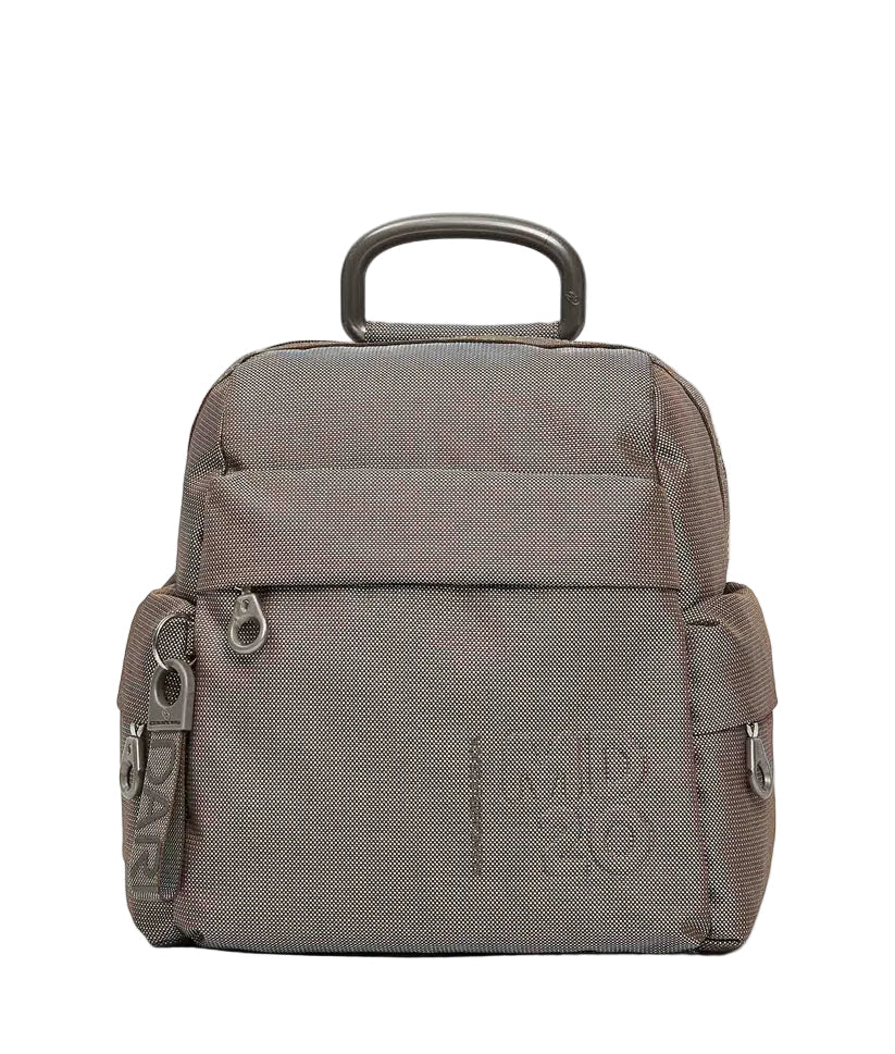 Zaino in tessuto MD20 Mandarina Duck P10QMTT1 Taupe - Pelletteria Allegrini