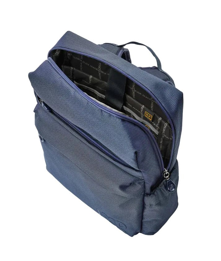Zaino in tessuto porta pc MD20 Mandarina Duck P10QMT66 Deep blue - Pelletteria Allegrini