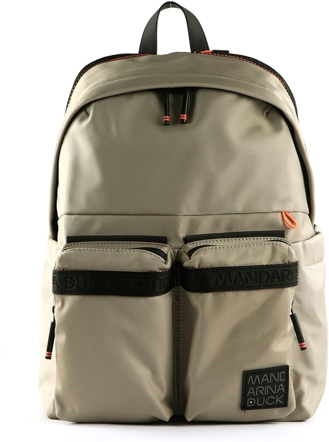 Zaino in tessuto Warrior Mandarina Duck P10CXT03 Simply taupe - Pelletteria Allegrini