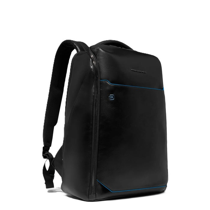 Zaino per pc 14″ in pelle Piquadro CA6591B2 Nero - Pelletteria Allegrini
