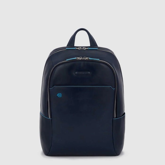 Zaino piccolo in pelle Piquadro CA3214B2 Blu - Pelletteria Allegrini