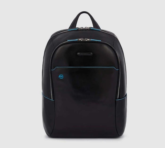 Zaino piccolo in pelle Piquadro CA3214B2 Nero - Pelletteria Allegrini