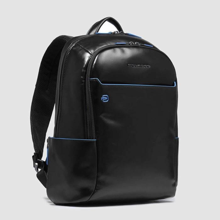 Zaino piccolo in pelle Piquadro CA3214B2 Nero - Pelletteria Allegrini