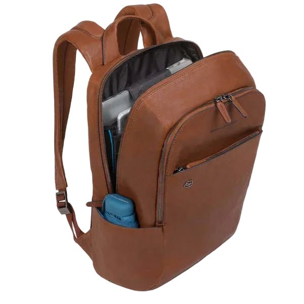 Zaino piccolo in pelle Piquadro CA3214B3 Cuoio - Pelletteria Allegrini