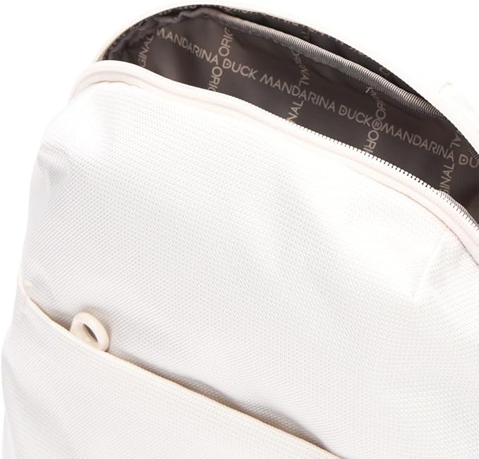 Zaino slim in tessuto MD20 Mandarina Duck P10QMT49 Latte - Pelletteria Allegrini