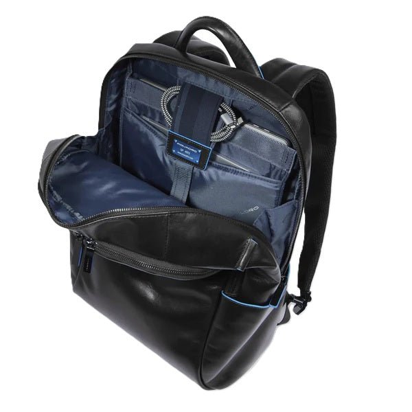 Zaino uomo porta pc 15,6" Piquadro CA4762B2 Nero - Pelletteria Allegrini