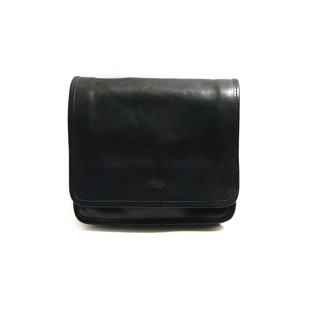 Postina squadrata in pelle I Medici 63/3300 Nero