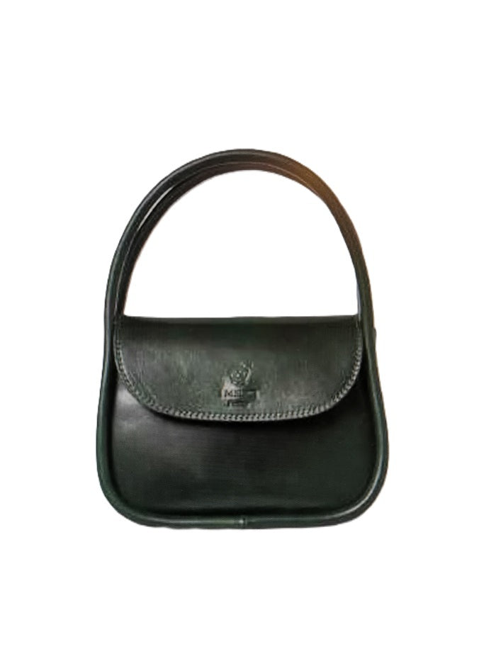 Borsa in pelle I Medici 63/640 Verde bottiglia