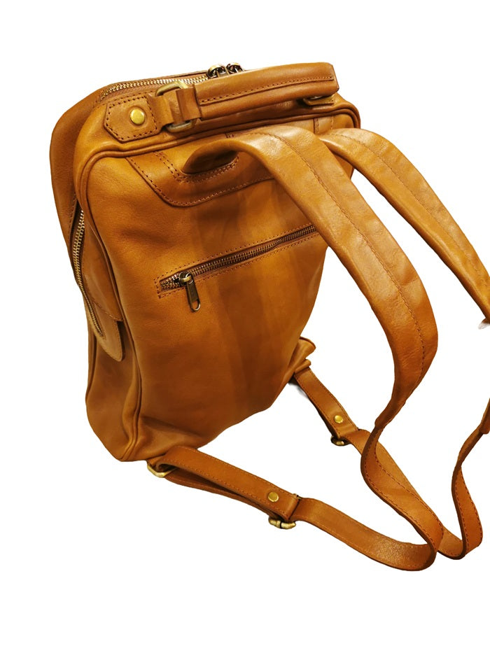 Zaino in pelle I Medici 63/681 Marrone