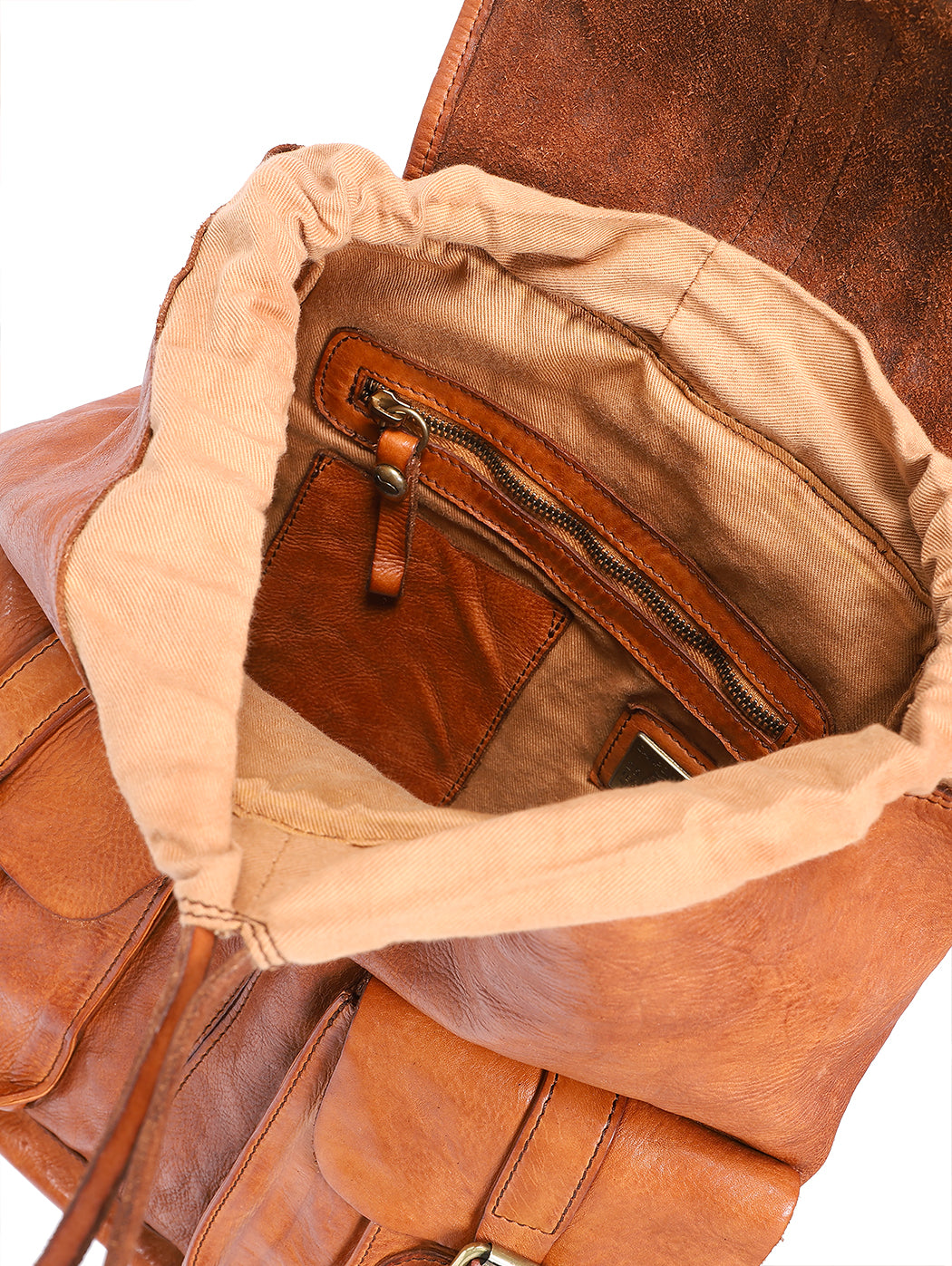 Zaino in pelle Campomaggi  C014190ND X0001  cognac