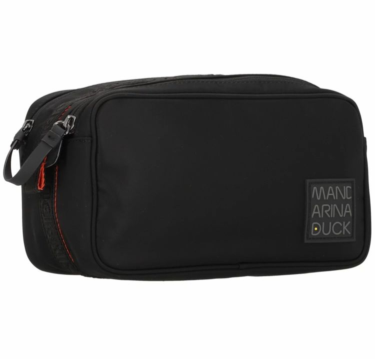 Beauty case in tessuto Warrior Mandarina Duck P10CXN03 Nero - Pelletteria Allegrini