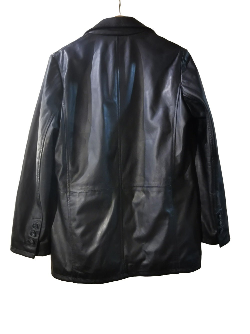 BLAZER da donna in pelle Pelletteria Allegrini Filippo Nero - Pelletteria Allegrini