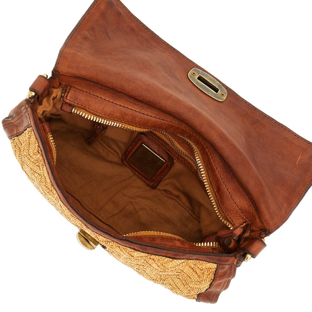 Borsa a spalla Campomaggi C040282ND X2741 cognac - Pelletteria Allegrini