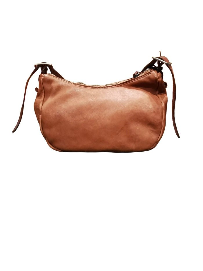Borsa a spalla con tracolla in pelle Pelletteria Allegrini Filippo 1644 Cognac - Pelletteria Allegrini