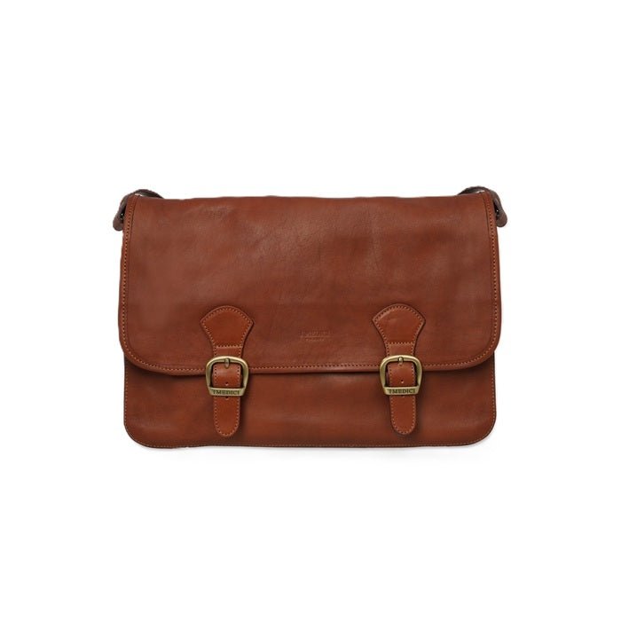 Borsa College in pelle I Medici 63/5600 marrone - Pelletteria Allegrini