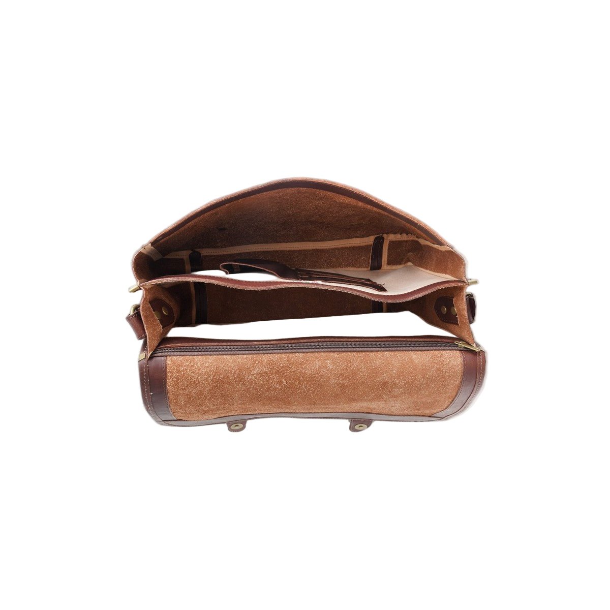 Borsa College in pelle I Medici 63/5600 testa di moro - Pelletteria Allegrini