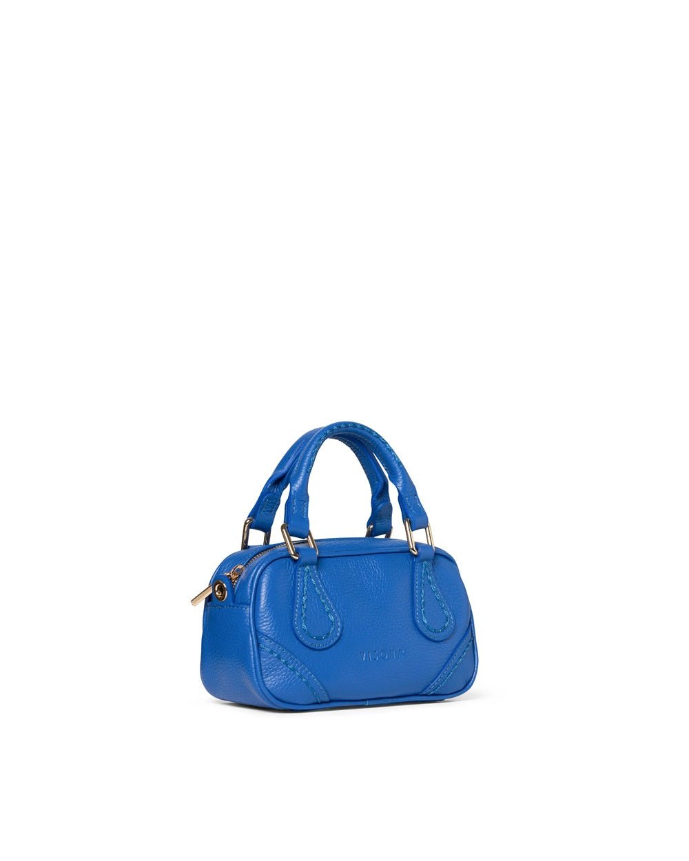 Borsa con maniglie e tracolla in pelle Visonà BOSTON 25120 Energia - Pelletteria Allegrini