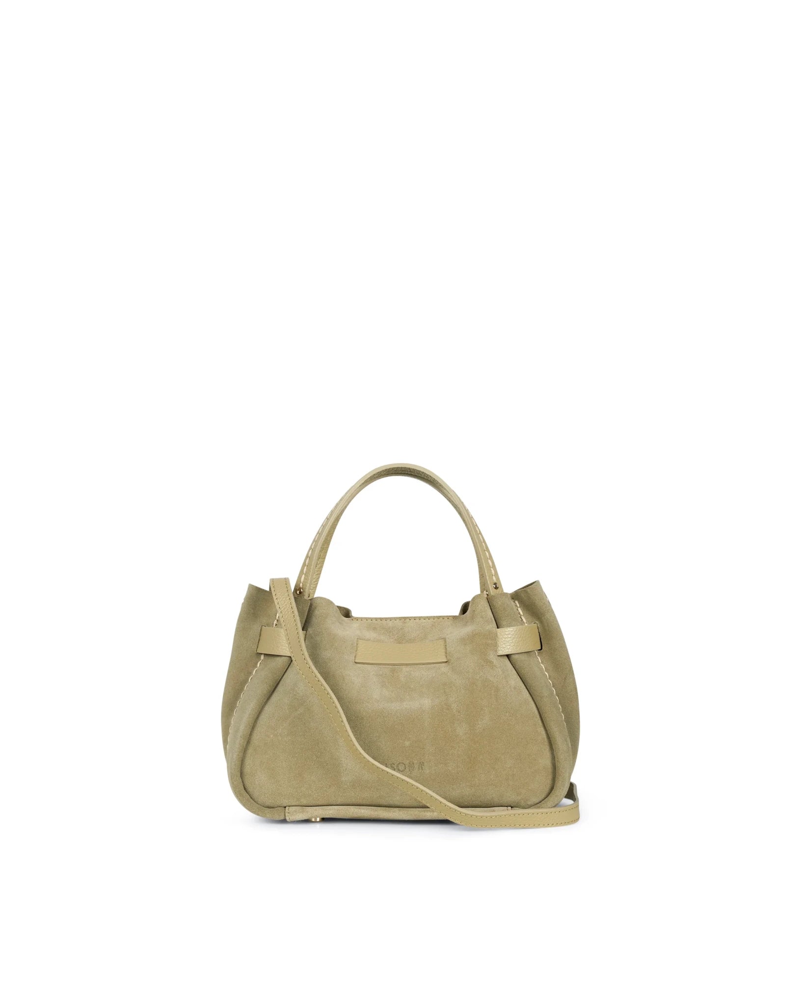 Borsa in camoscio Visonà 26140 Olive - Pelletteria Allegrini