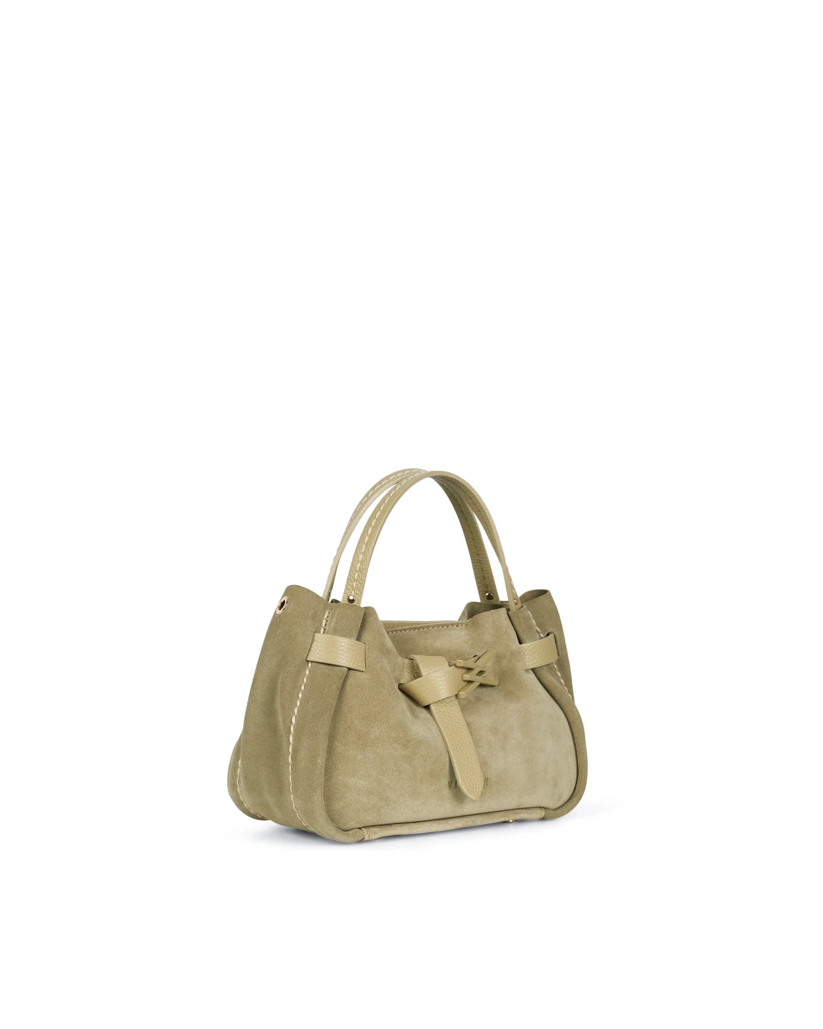 Borsa in camoscio Visonà 26140 Olive - Pelletteria Allegrini