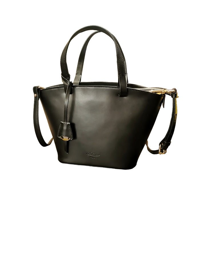 Borsa in pelle Boldrini 07589 Nero - Pelletteria Allegrini