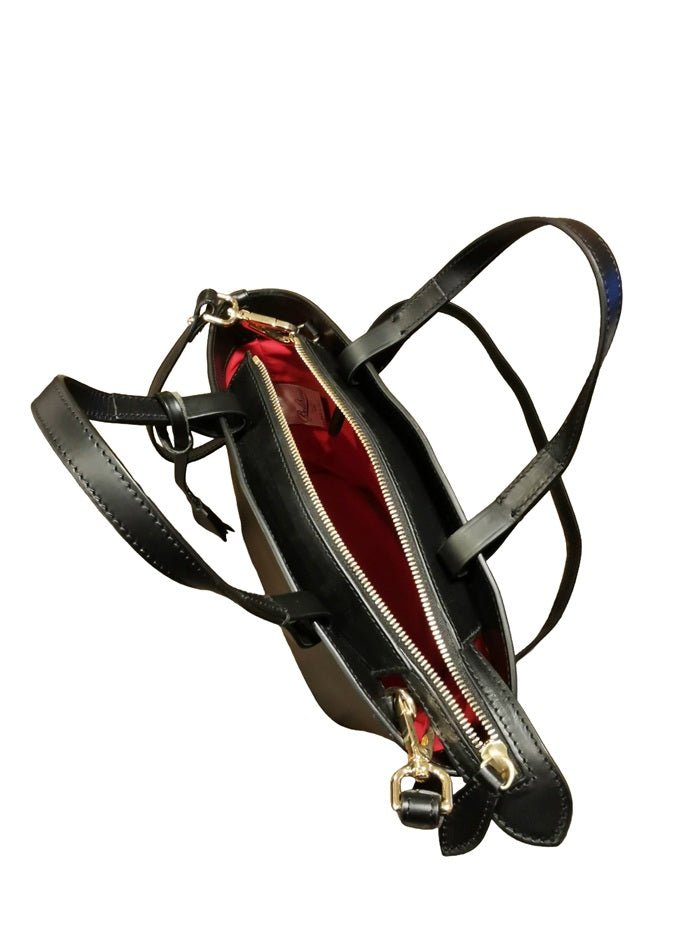Borsa in pelle Boldrini 07589 Nero - Pelletteria Allegrini