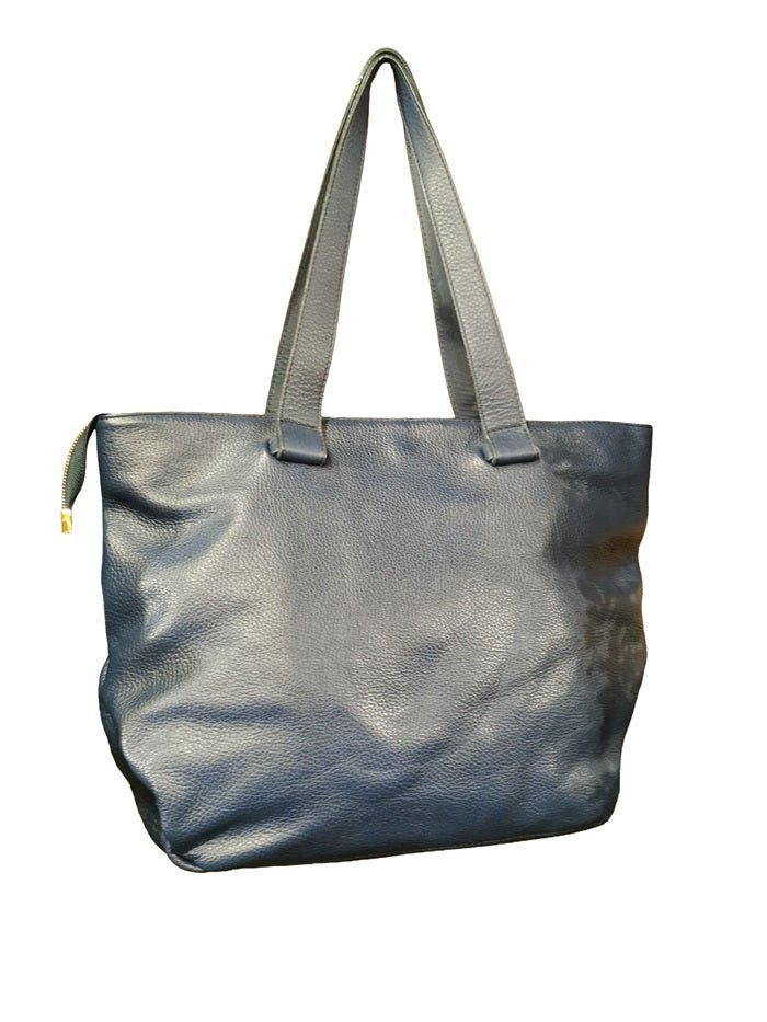 Borsa in pelle con doppi manici Bruno Rossi ML193 Oceano - Pelletteria Allegrini