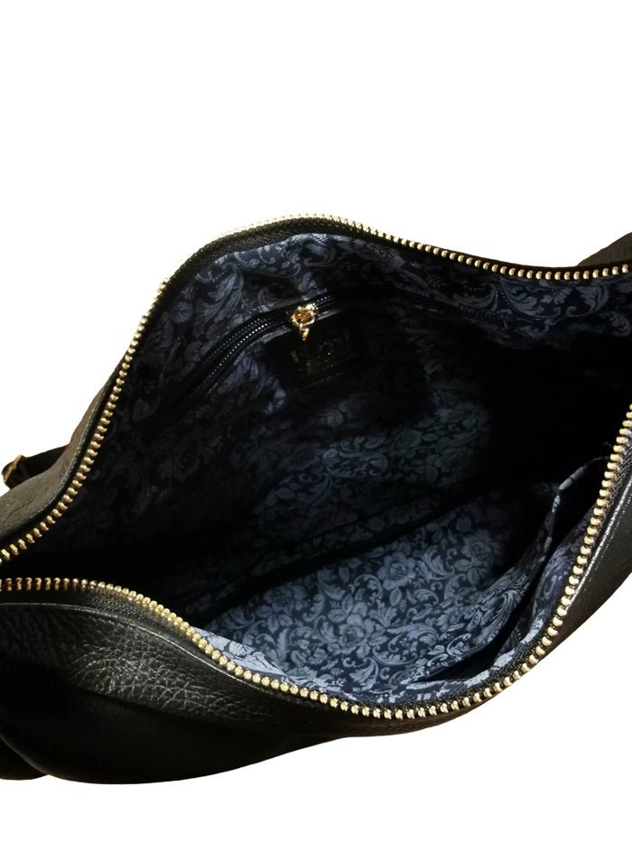 Borsa in pelle con nodo ML227/G Nero - Pelletteria Allegrini