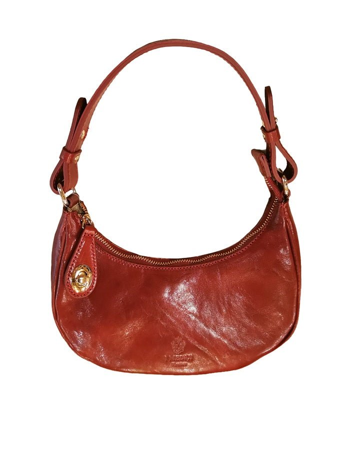 Borsa in pelle c/tracolla I Medici 63/1475 rosso - Pelletteria Allegrini
