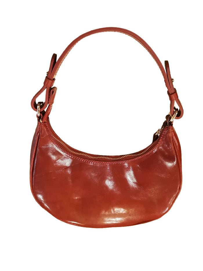 Borsa in pelle c/tracolla I Medici 63/1475 rosso - Pelletteria Allegrini
