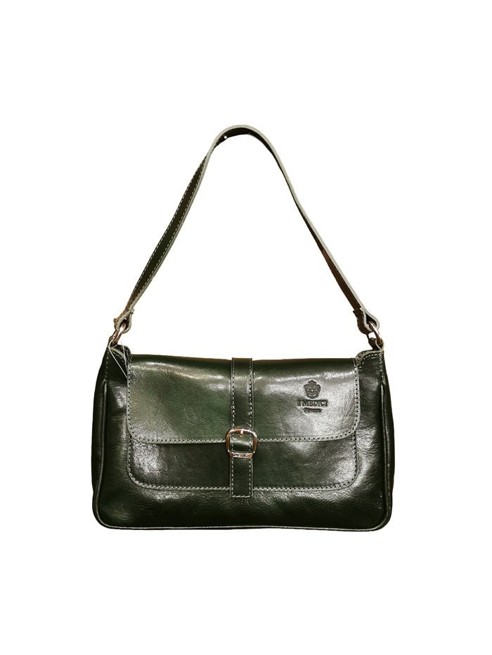 Borsa in pelle I Medici 63/1350 Verde - Pelletteria Allegrini