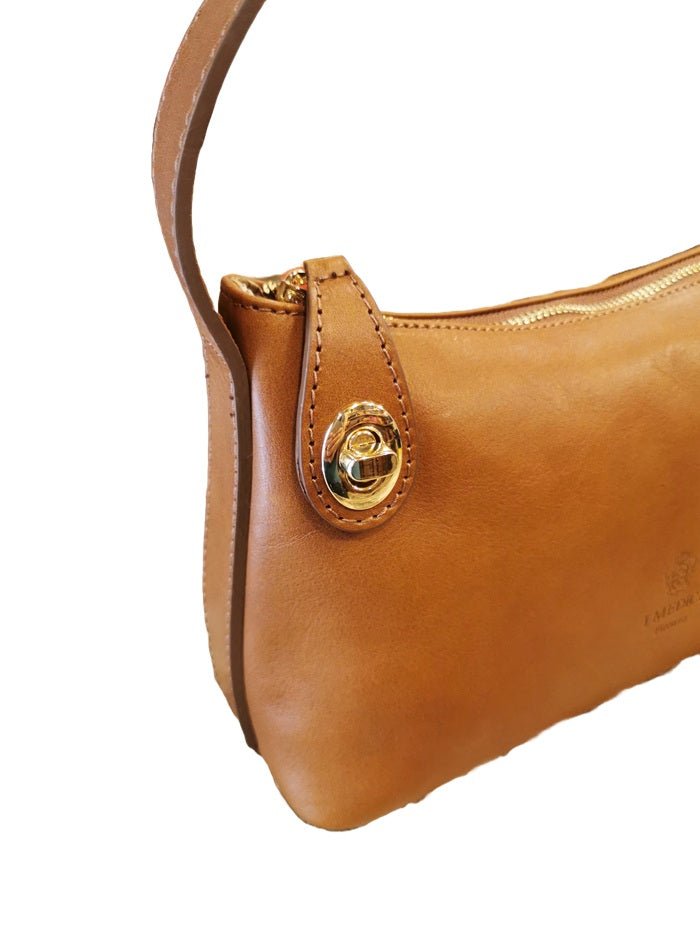 Borsa in pelle I Medici 63/1480 Marrone - Pelletteria Allegrini