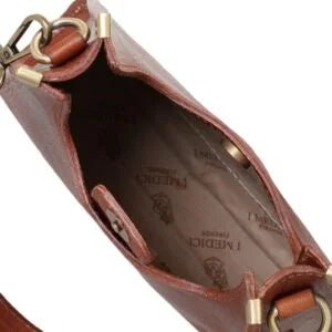 Borsa in pelle I Medici 63/1625 Marrone - Pelletteria Allegrini