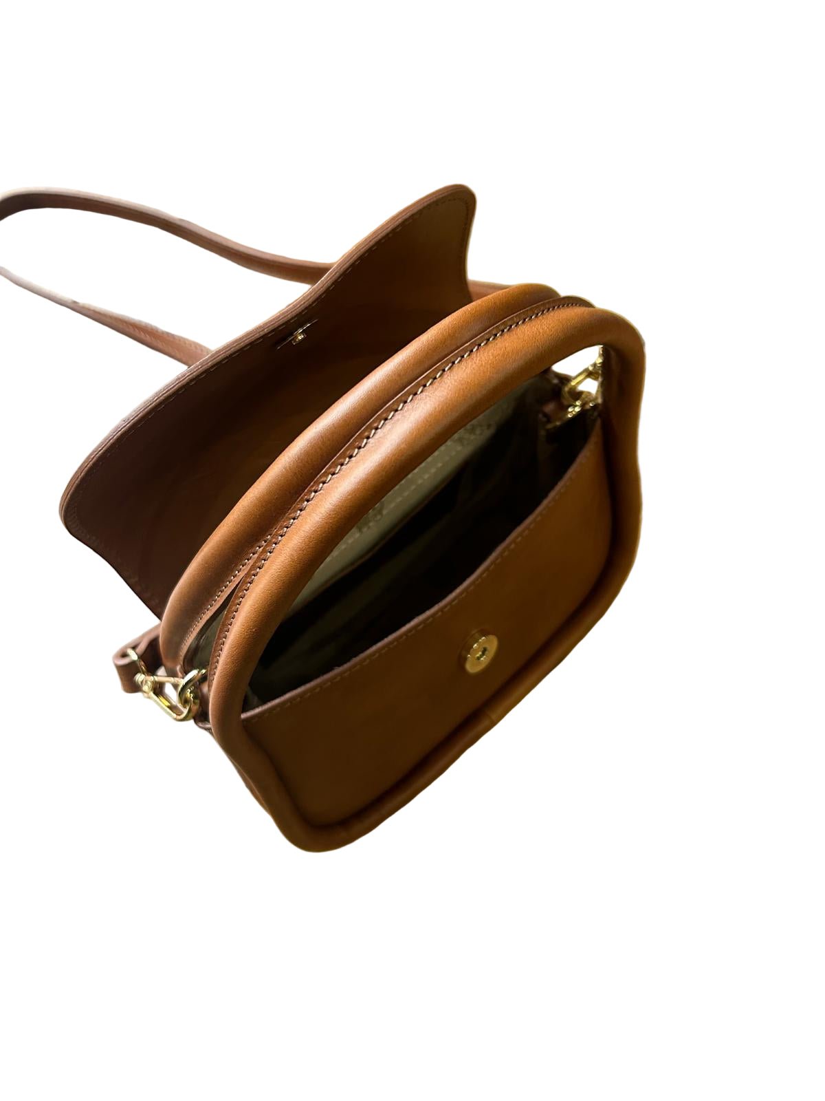 Borsa in pelle I Medici 63/640 marrone - Pelletteria Allegrini