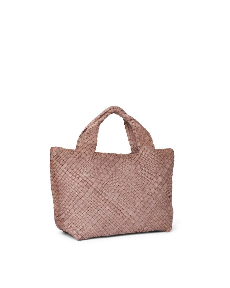 Borsa in pelle intrecciata Visonà 20316 Mauve - Pelletteria Allegrini