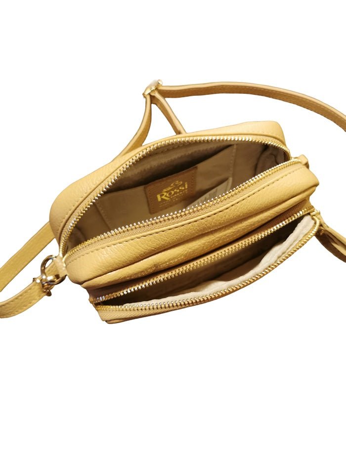Borsa in pelle martellata Bruno Rossi ML161 Biscotto - Pelletteria Allegrini