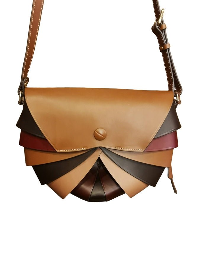 Borsa in pelle Opera Boldrini 07298 Multicolor - Pelletteria Allegrini