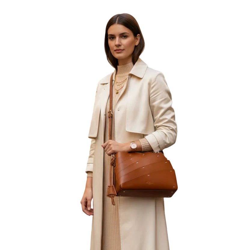 Borsa in pelle Opera Boldrini 07606 golden - Pelletteria Allegrini