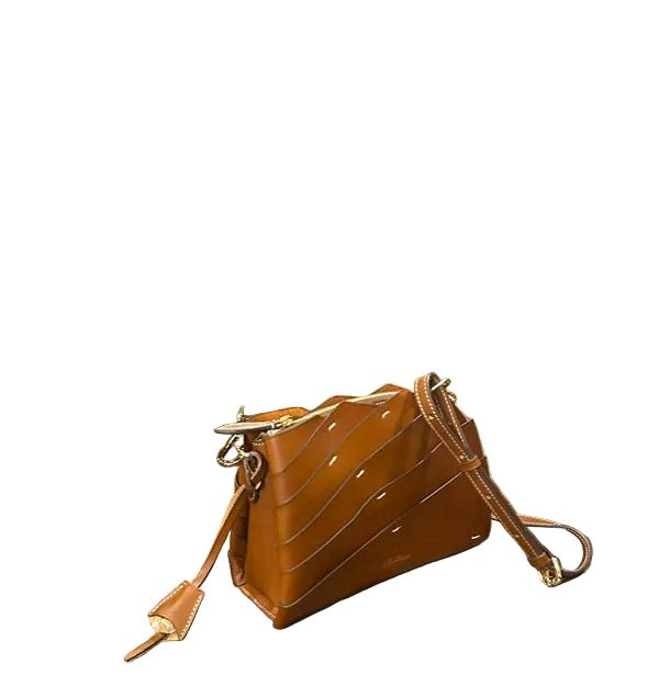 Borsa in pelle Opera Boldrini 07606 golden - Pelletteria Allegrini