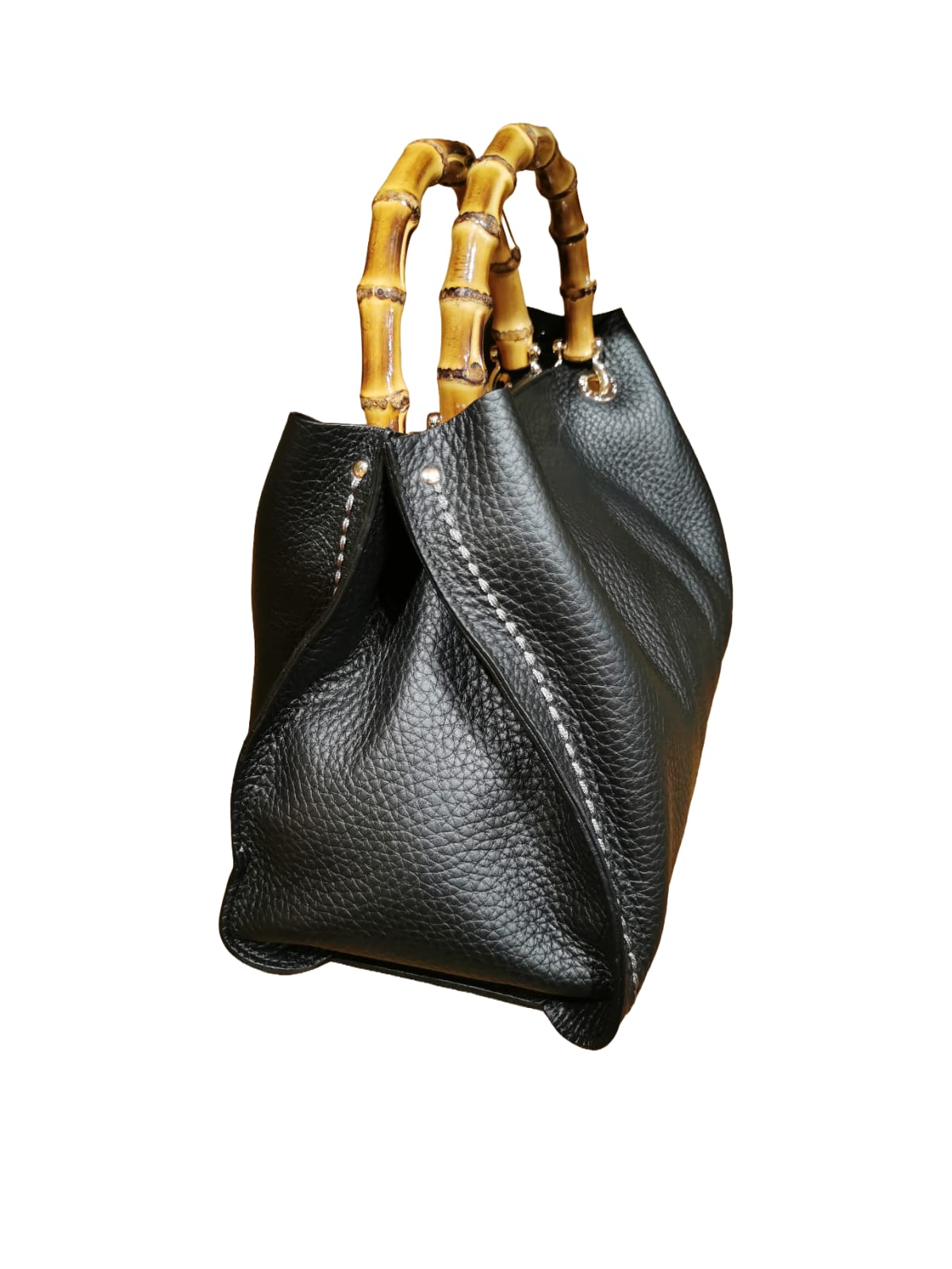 Borsa in pelle Visonà 20158 nero - Pelletteria Allegrini