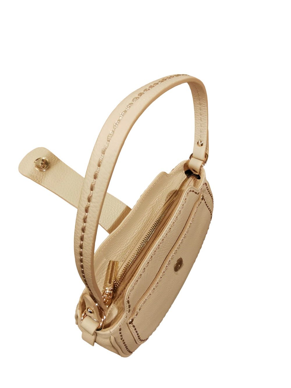 Borsa in pelle Visonà 26190 dolomia - Pelletteria Allegrini