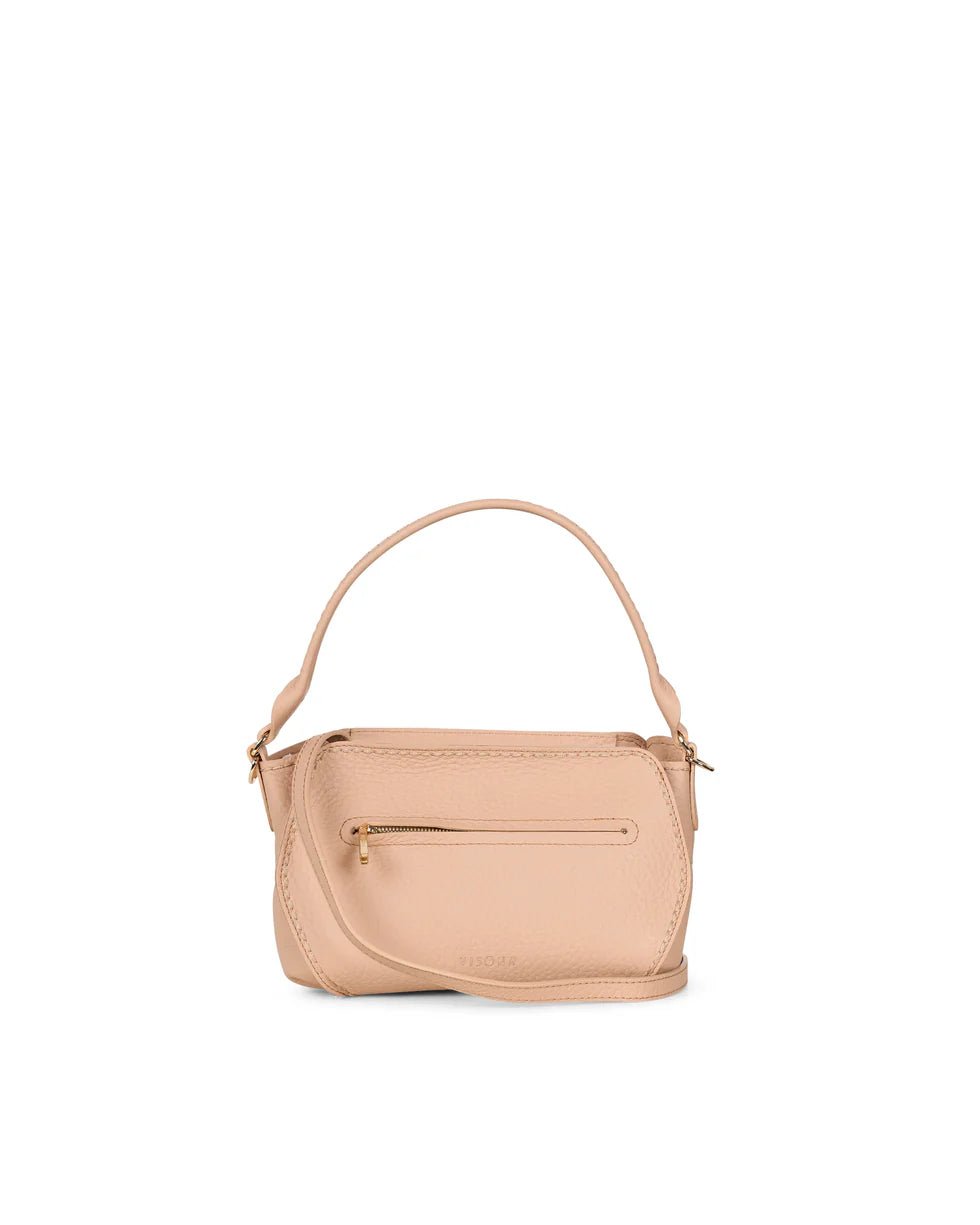 Borsa in pelle Visonà 26310 rosa - Pelletteria Allegrini