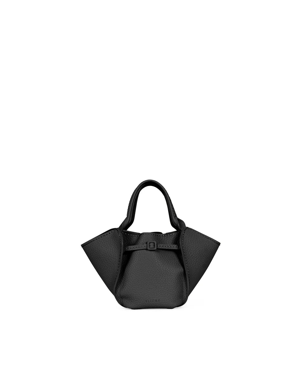 Borsa in pelle Visonà 26314 Nero - Pelletteria Allegrini