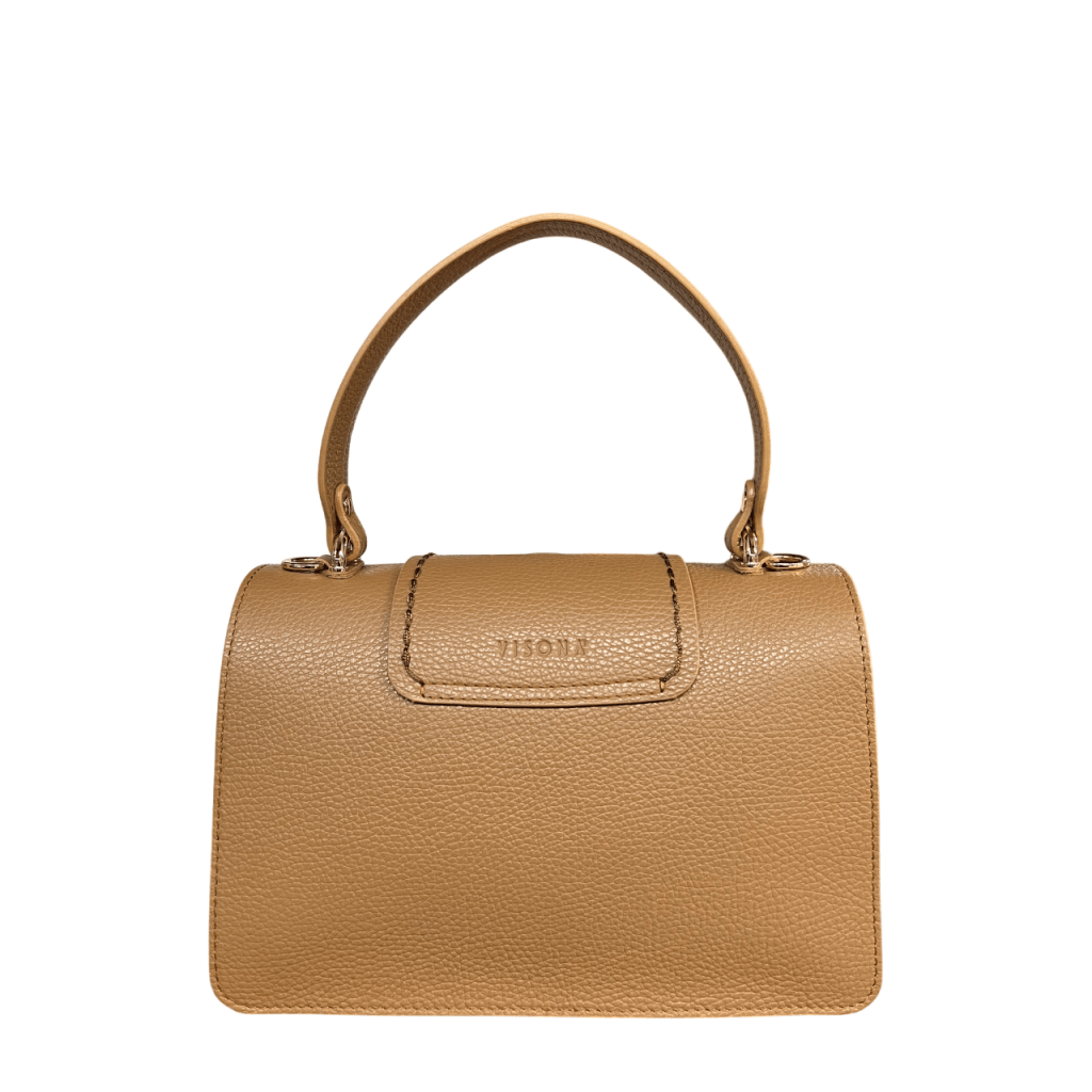 Borsa in pelle Visonà LINDA 20101 Terra - Pelletteria Allegrini