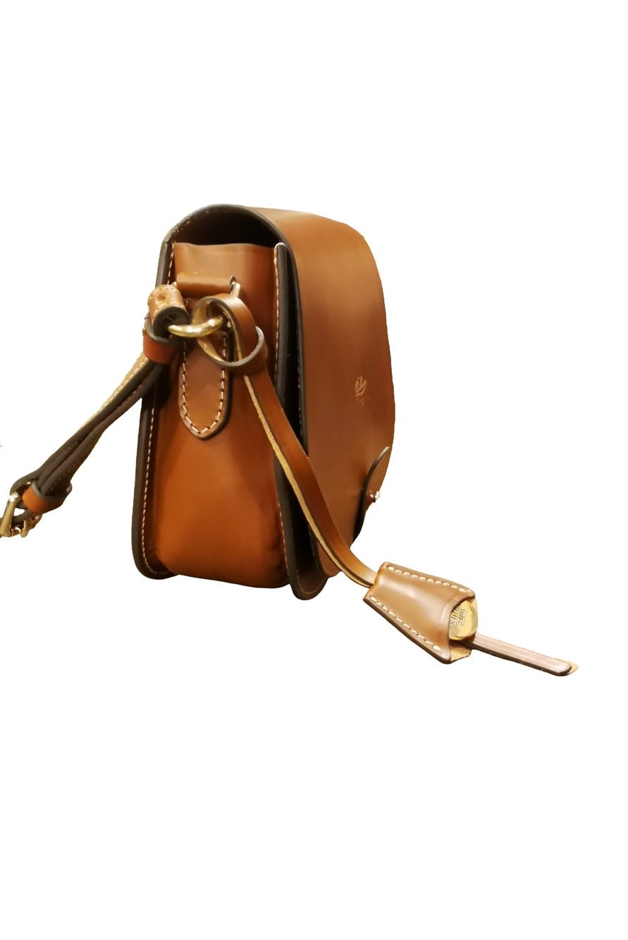 Borsa media in pelle Boldrini 07476 Golden - Pelletteria Allegrini